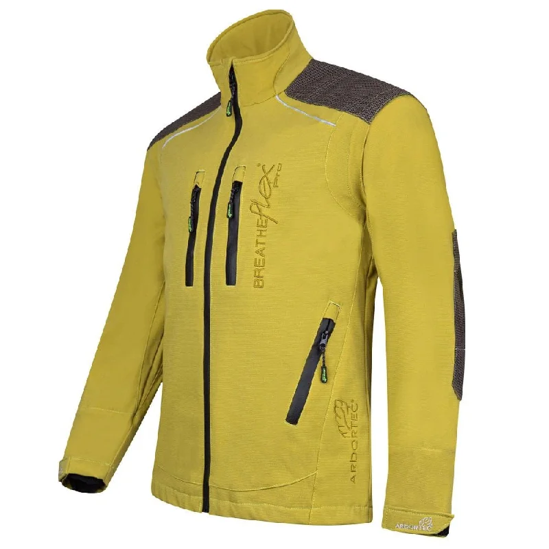 Reflective Jackets for Visibility at Night-Breatheflex Pro Work Jacket - Citrine