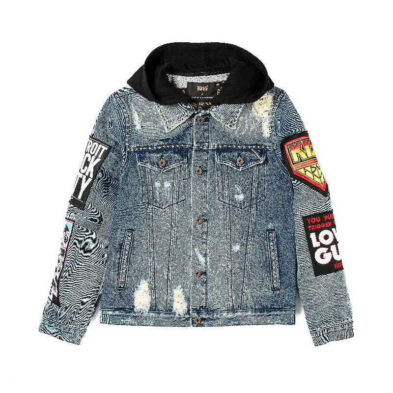 Lightweight Jackets for Spring and Fall-Type II Denim Jacket in Kiss