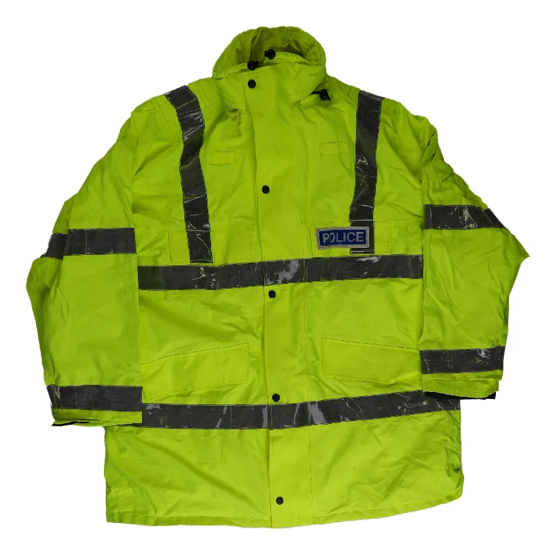 Commuter Jackets for Work and Travel-Issued British Police Hi-Vis Jacket