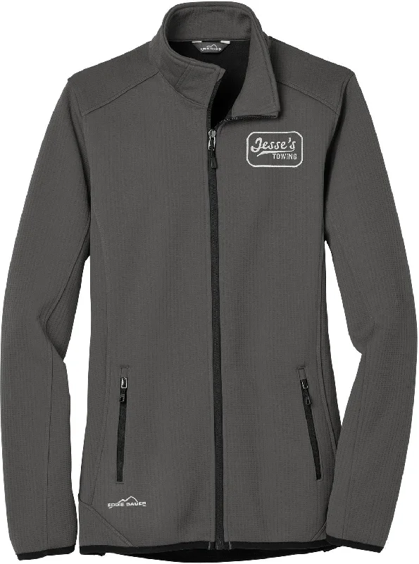 Reflective Jackets for Visibility at Night-Eddie Bauer Ladies Dash Full-Zip Fleece Jacket