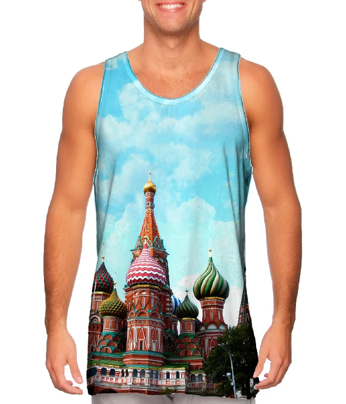 Performance Vests for Sports and Fitness-St Basils Cathedral Moscow