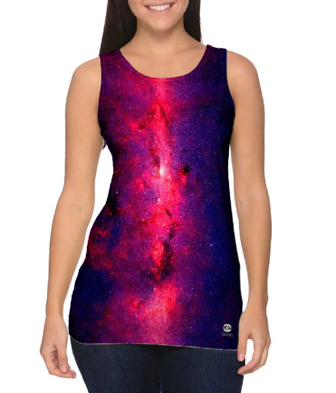 Work Vests for Tough Jobs-Space Center Of The Milky Way Galaxy Purple