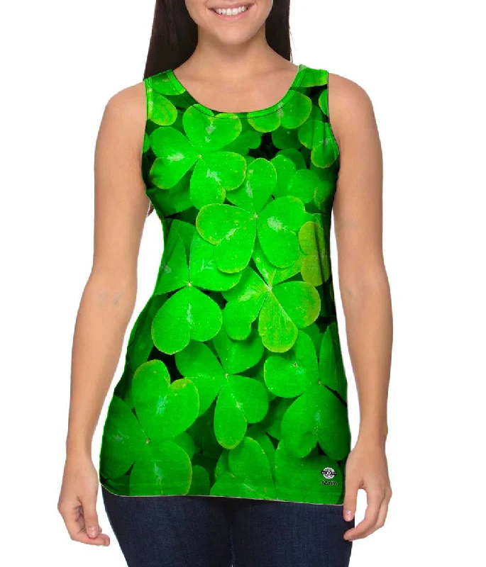 Sleeveless Vests for Comfort and Freedom-St Patrick Four Leaf Clover