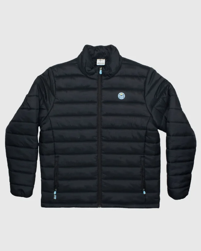 Water-Resistant Jackets for Outdoor Sports-Men's Lightweight Puffer Jacket