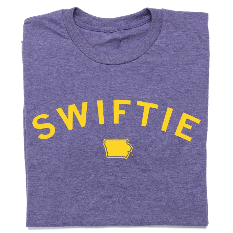 T-Shirt for Relaxed Weekend Wear-Iowa Swiftie Purple & Gold