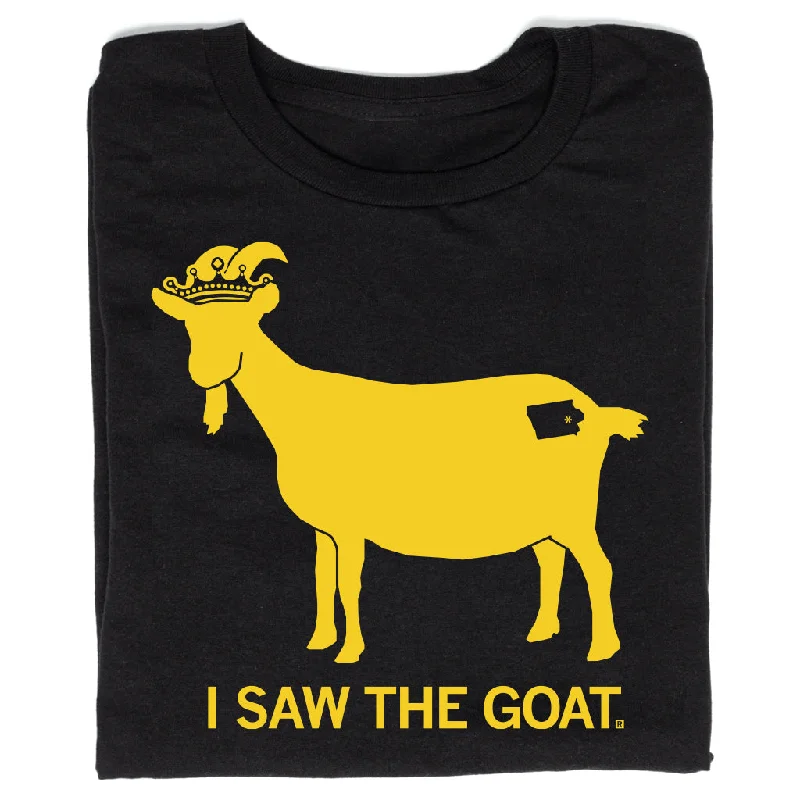 Graphic T-Shirt for Statement Pieces-I Saw The Goat