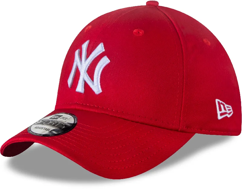 High-Quality Hats for Comfort and Durability-New York Yankees New Era 9Forty League Basic Scarlet Baseball Cap