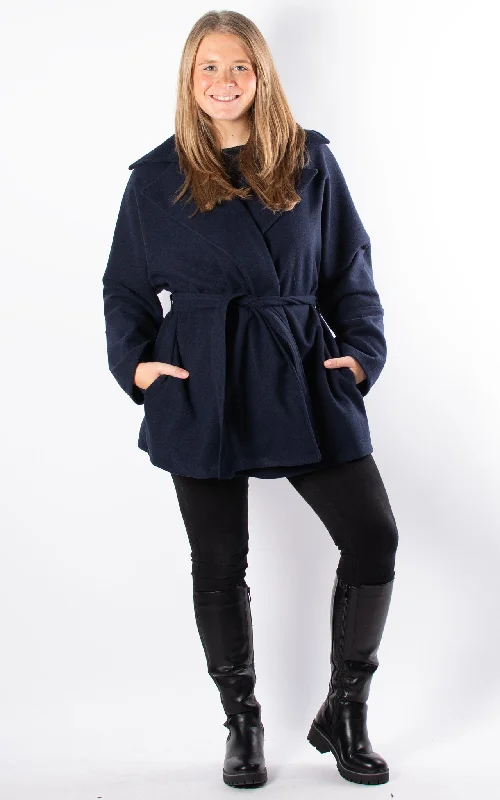 Rain Jackets for Wet Weather Protection-Patricia Jacket | Navy