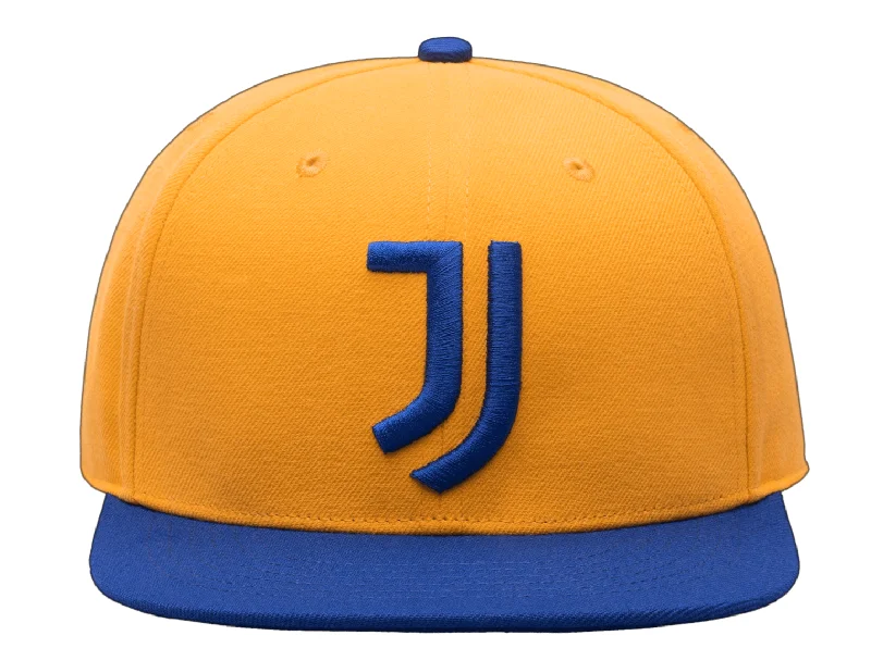 Trendy Baseball Caps for Everyday Wear-FI COLLECTION JUVENTUS RETRO CAPSULE SNAPBACK HAT-GOLD/ROYAL