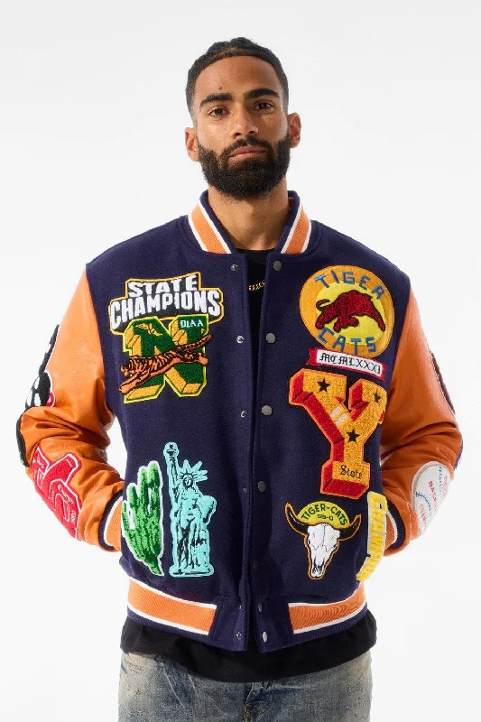 Fleece Jackets for Cozy Days-Empire City Varsity Jacket (Queens)