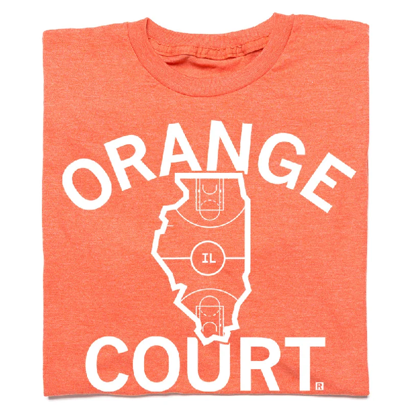 Best T-Shirt for Comfort and Style-Orange Court