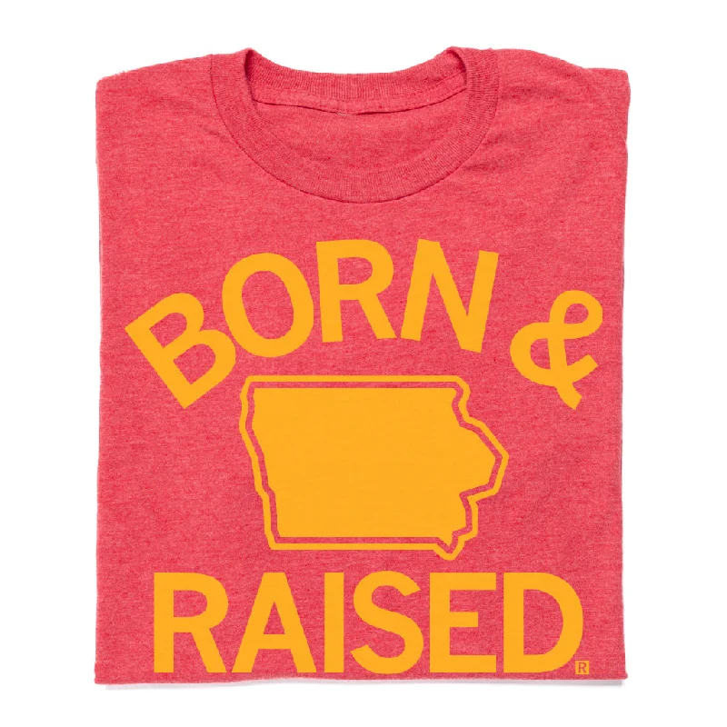 Comfortable Relaxed Fit T-Shirt for Easy Wear-IA Born & Raised Red