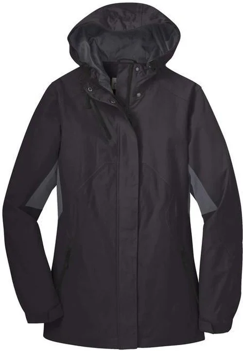 Casual Hooded Jackets for Relaxed Days-Closeout - Port Authority Ladies Cascade Waterproof Jacket