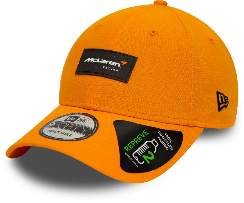 Best Hats for Summer Sun Protection-McLaren Racing New Era 9Forty Repreve Papaya Team Cap