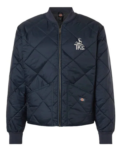 Designer Bomber Jackets for Stylish Looks-Dickies Diamond Quilted Jacket