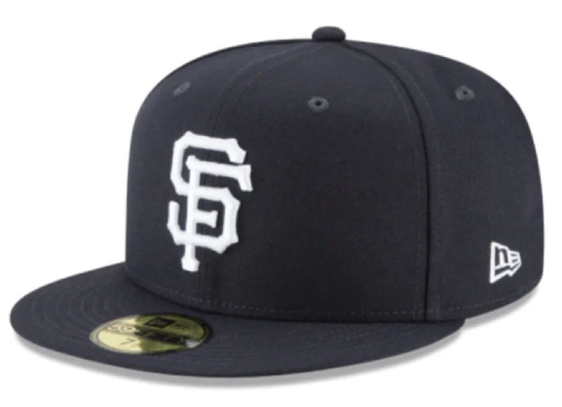 High-Quality Hats for Comfort and Durability-New Era San Francisco Giants Basic59FIFTY CAP-Navy