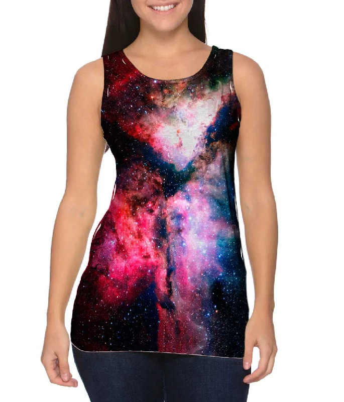 Bright Colored Vests for Fun Styles-Star Forming Carina Nebula Space