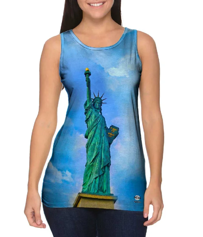 Vintage Vest Jackets for Retro Style-Statue Of Liberty Pride