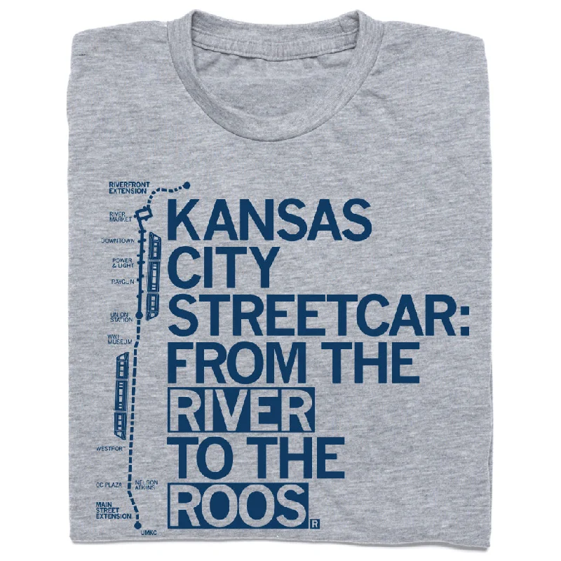 Soft Cotton T-Shirt for Ultimate Comfort-KC Streetcar: River To Roos