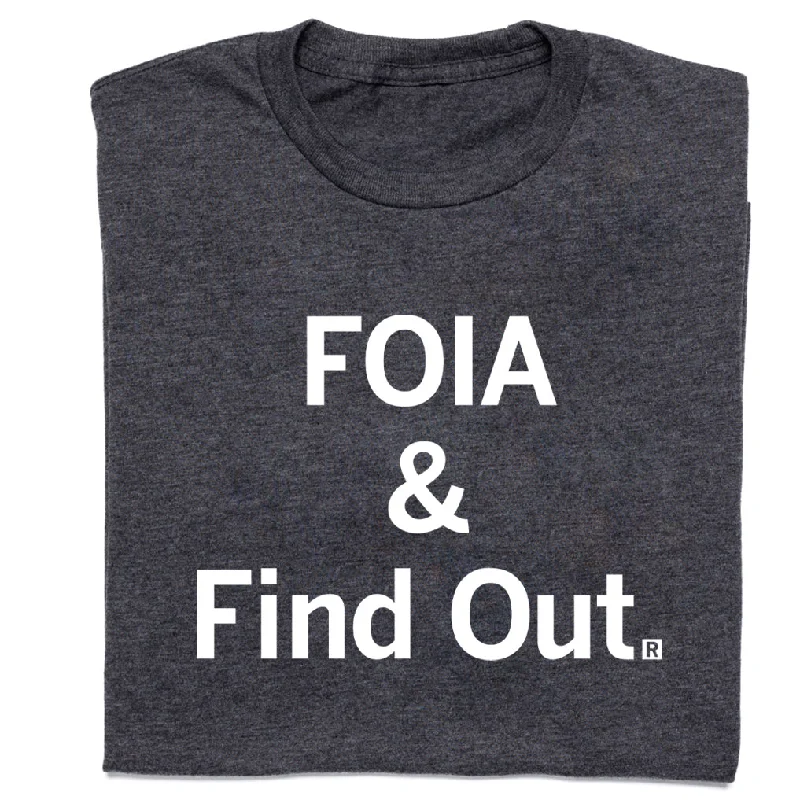 Trendy Graphic T-Shirt for Casual Chic-FOIA & Find Out