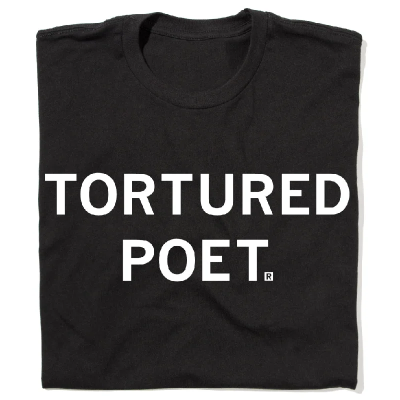 Slim Fit T-Shirt for a Sleek Look-Tortured Poet