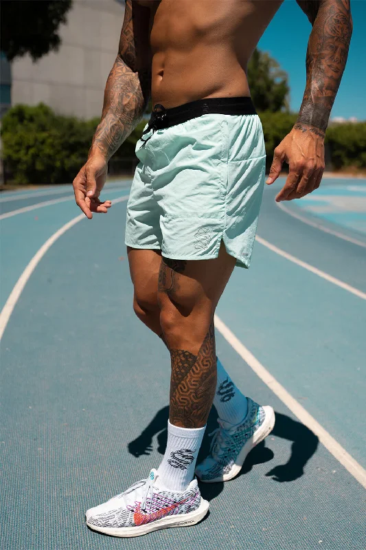 Adventure Shorts for Travel and Hiking-Aero Shorts - Mint