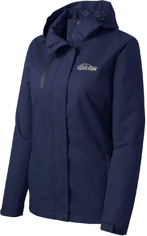 Soft Fleece Jackets for Cold Mornings-Port Authority Ladies All-Conditions Jacket