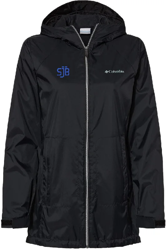 Reflective Jackets for Night Safety-Columbia Ladies Switchback Lined Long Jacket