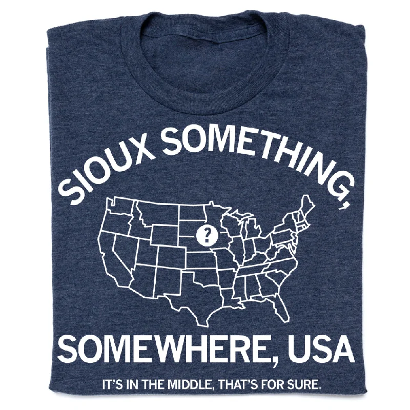 Trendy Print T-Shirt for Casual Fashion-Sioux Something Somewhere