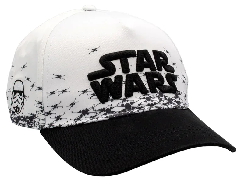 Military Hats for Tactical Look-Star Wars Logo White Cap