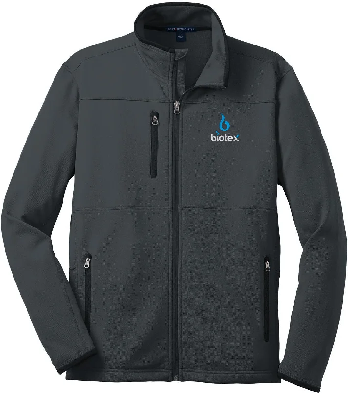 Zip-Up Jackets for Easy Layering-Port Authority Pique Fleece Jacket