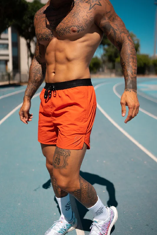 Lightweight Running Shorts for Speed-Aero Shorts - Orange