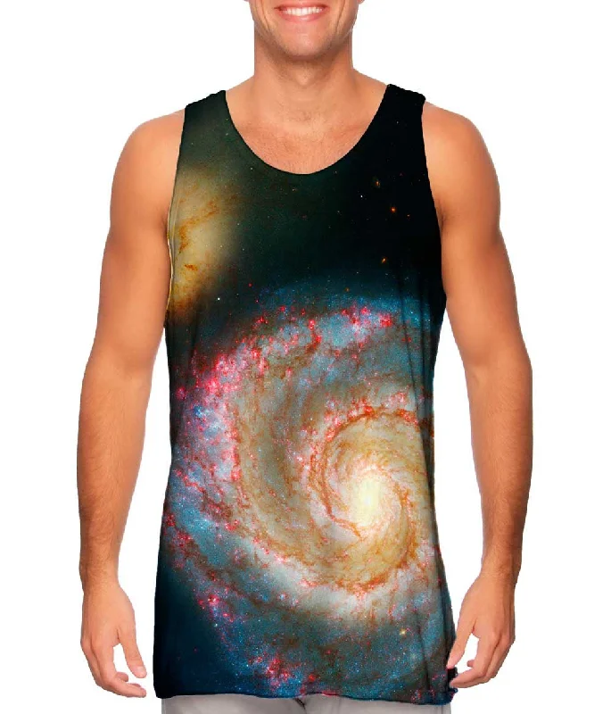 Sports Team Vests for Fan Gear-Space Galaxy Messier 51