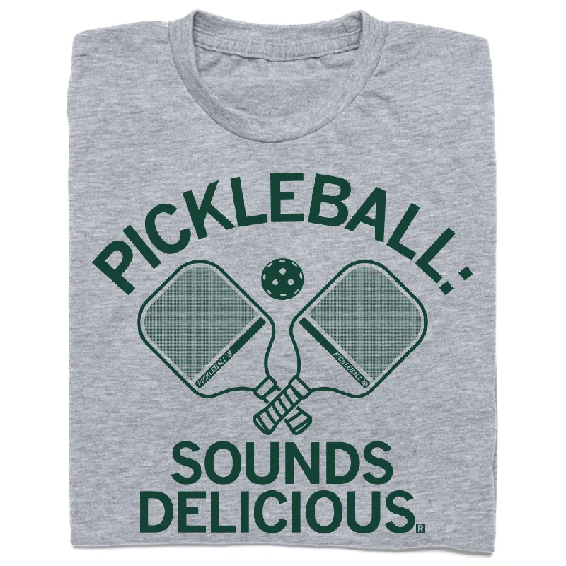 Soft Organic Cotton T-Shirt for Eco-Friendly Fashion-Pickleball: Sounds Delicious