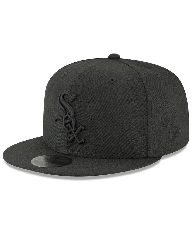 Sports Caps for Active Lifestyles-Chicago White Sox NEW ERA BASIC 59FIFTY FITTED-BLACK/WHITE