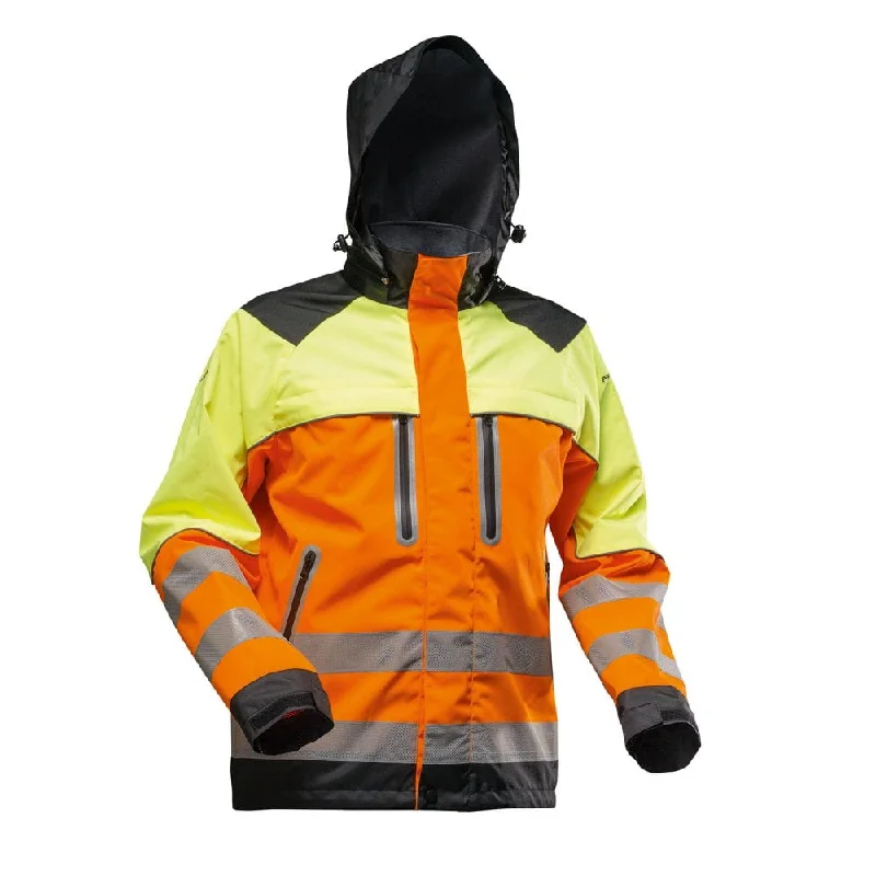 Windbreaker Jackets for Active Lifestyles-Nanoshield Rain Jacket Orange | Yellow