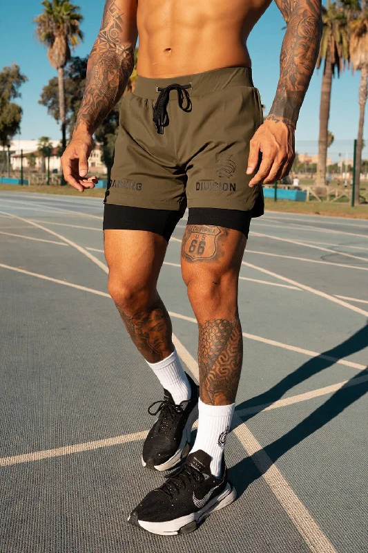 Warm Weather Shorts for Comfort and Style-Venom 365 Shorts - Olive/Black