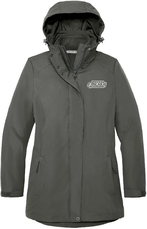 Casual Jackets for Chilly Weather-Port Authority Ladies All-Weather 3-In-1 Jacket