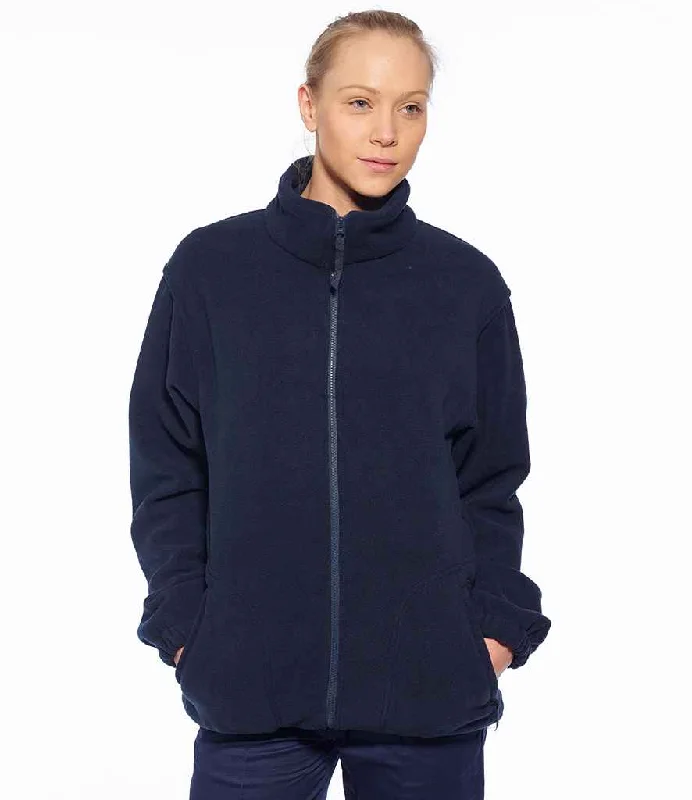 Stylish Zip-Up Jackets for Everyday Wear-Portwest Argyll Heavy Fleece Jacket