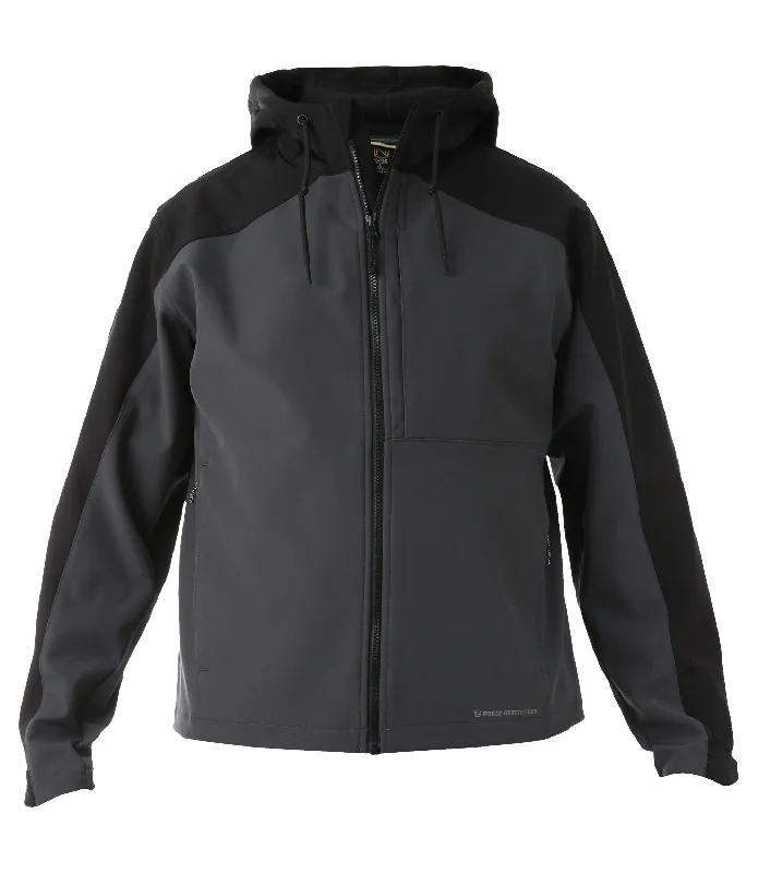 Waterproof Windbreakers for Outdoor Activities-Men’s Hooded Softshell Jacket