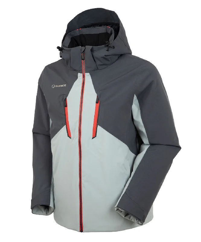 Puffer Jackets for Ultimate Warmth-Men's Marc Waterproof Stretch Jacket with Removable Hood