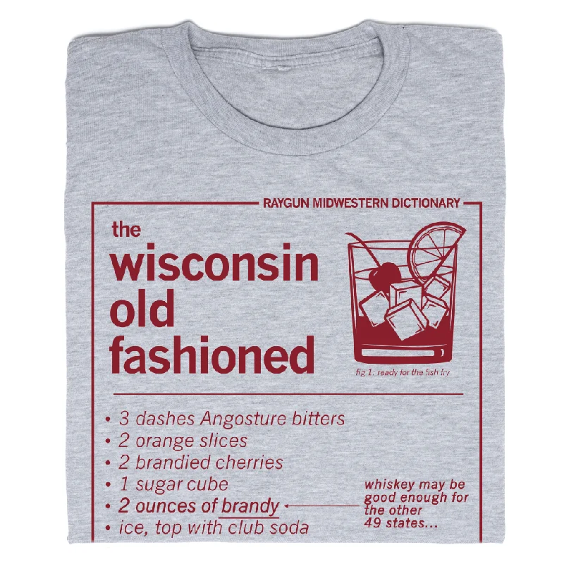 T-Shirt with Pocket for Added Style-WI Old Fashioned Definition