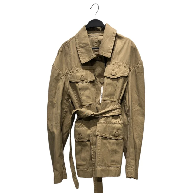 Outdoor Hiking Jackets for Rugged Terrain-DRIES VAN NOTEN/Jacket/L/Cotton/KHK/CASUAL JACKET