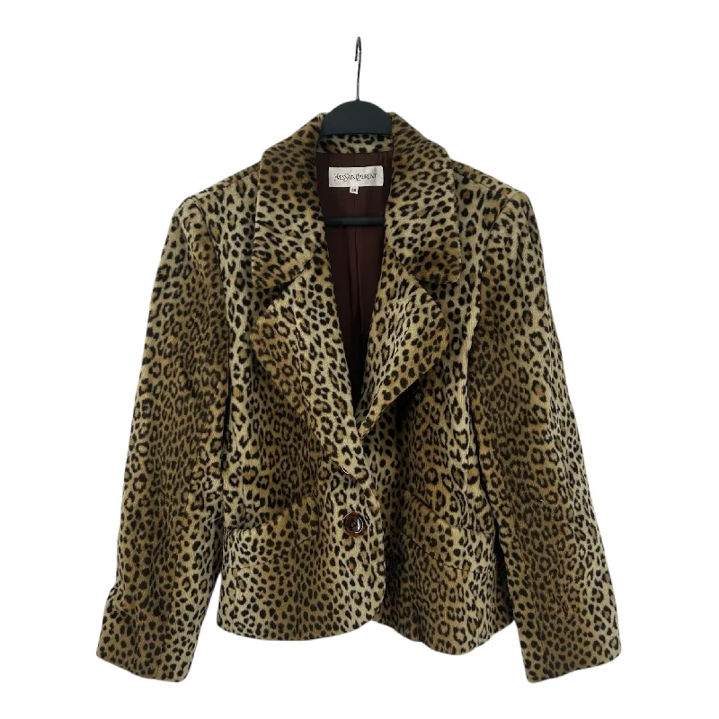 Commuter Jackets for Work and Travel-YVES SAINT LAURENT/Jacket/38/FauxFur/Multicolor/