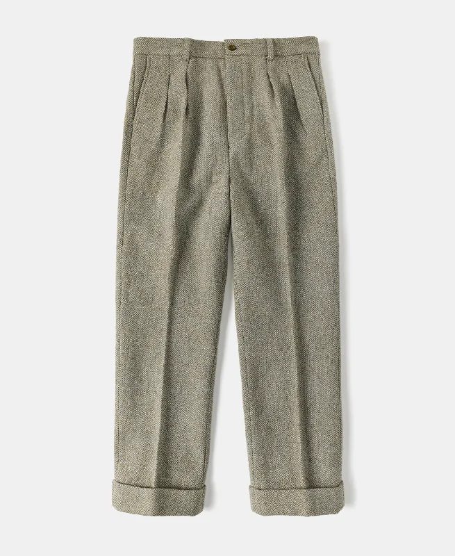 Chinos for Smart-Casual Looks-1930s Tweed Casual Suit Trousers