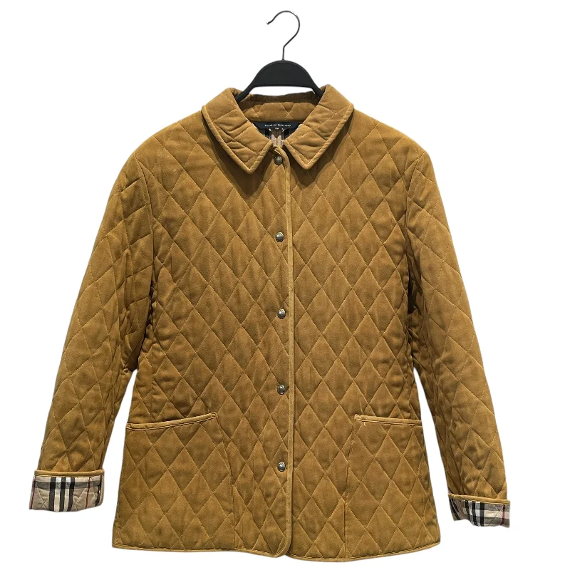 Thermal Jackets for Extreme Cold Conditions-BURBERRY LONDON/Jacket/M/Cotton/CML/QUILTED SNAP LINED JACKET