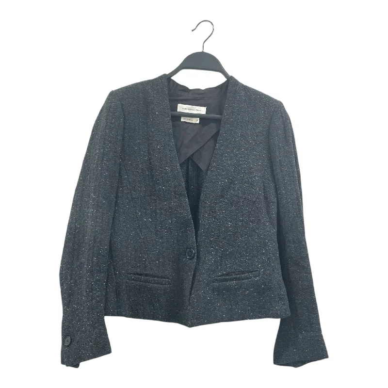 Classic Wool Jackets for Timeless Style-ISABEL MARANT ETOILE/Jacket/36/Wool/GRY/MARBLE WOOL/NO 1501/1 BUTTON