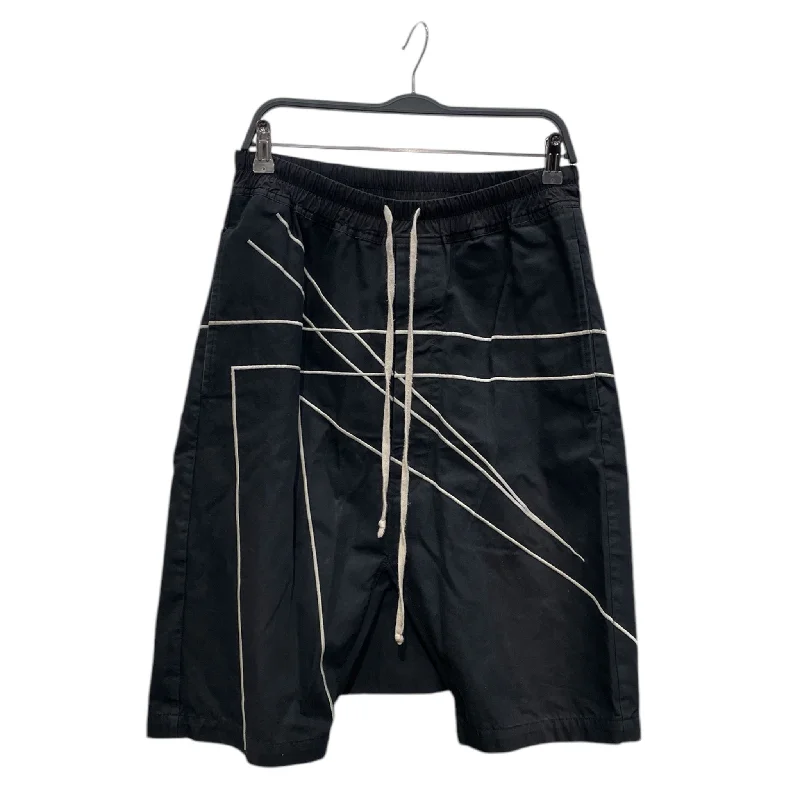 Drawstring Shorts for Adjustable Comfort-Rick Owens/Shorts/38/Cotton/BLK/6154-2514-1 POD LINES