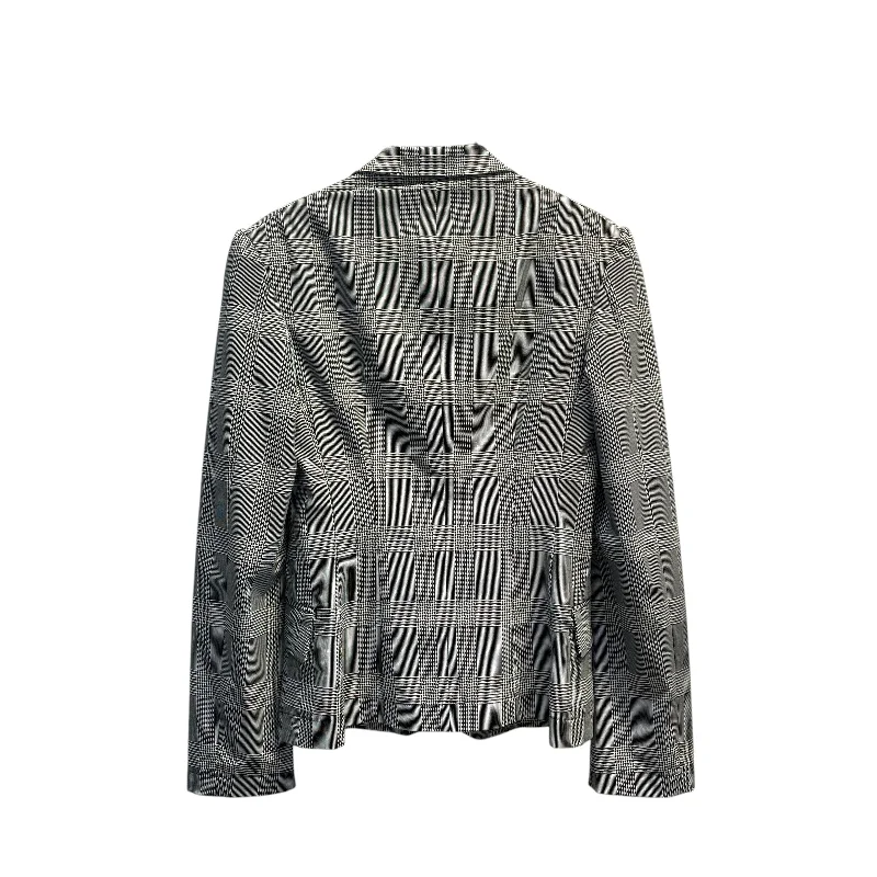 Performance Jackets for Running and Cycling-JUNYA WATANABE COMME des GARCONS/Jacket/S/Gingham Check/Polyester/BLK/