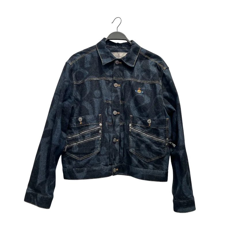 Full Zip Jackets for Versatile Styling-Vivienne Westwood/Denim Jkt/M/Denim/IDG/Monogram/Marlene Jacket